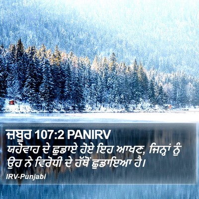 ਜ਼ਬੂਰ 107:2 PANIRV Bible Verse Image
