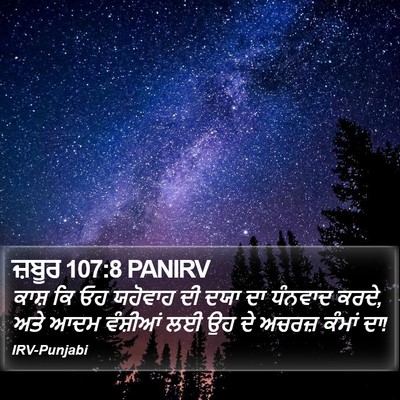 ਜ਼ਬੂਰ 107:8 PANIRV Bible Verse Image