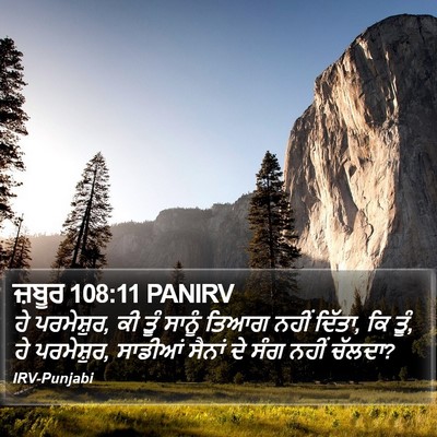 ਜ਼ਬੂਰ 108:11 PANIRV Bible Verse Image