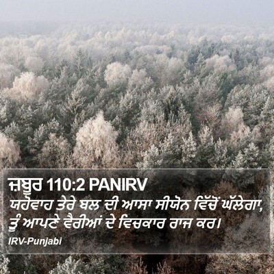 ਜ਼ਬੂਰ 110:2 PANIRV Bible Verse Image