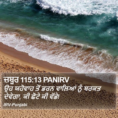 ਜ਼ਬੂਰ 115:13 PANIRV Bible Verse Image