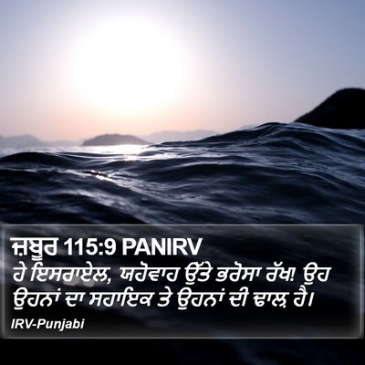 ਜ਼ਬੂਰ 115:9 PANIRV Bible Verse Image