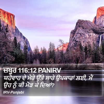 ਜ਼ਬੂਰ 116:12 PANIRV Bible Verse Image