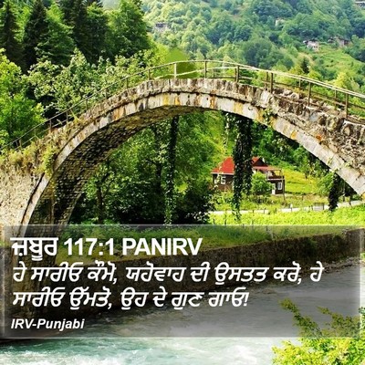 ਜ਼ਬੂਰ 117:1 PANIRV Bible Verse Image