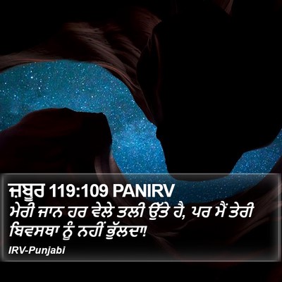 ਜ਼ਬੂਰ 119:109 PANIRV Bible Verse Image