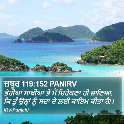 ਜ਼ਬੂਰ 119:152 PANIRV Bible Verse Image