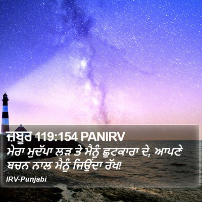 ਜ਼ਬੂਰ 119:154 PANIRV Bible Verse Image