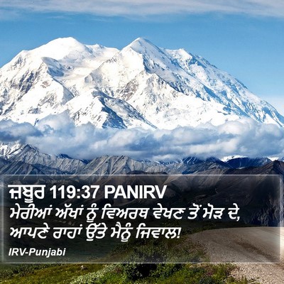 ਜ਼ਬੂਰ 119:37 PANIRV Bible Verse Image