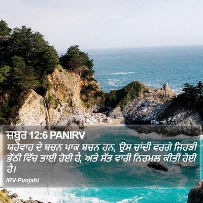 ਜ਼ਬੂਰ 12:6 PANIRV Bible Verse Image
