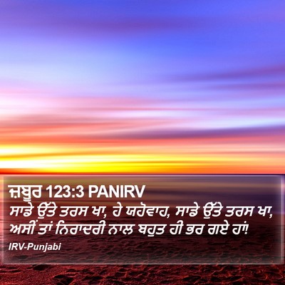ਜ਼ਬੂਰ 123:3 PANIRV Bible Verse Image