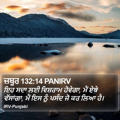 ਜ਼ਬੂਰ 132:14 PANIRV Bible Verse Image