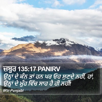 ਜ਼ਬੂਰ 135:17 PANIRV Bible Verse Image