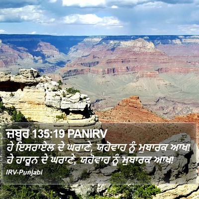 ਜ਼ਬੂਰ 135:19 PANIRV Bible Verse Image