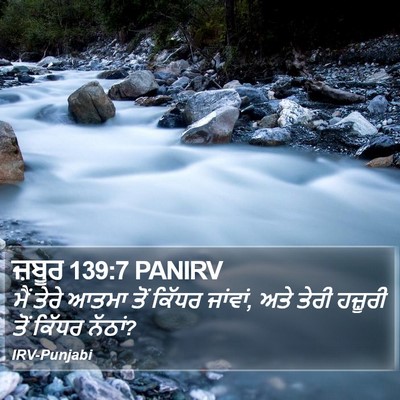 ਜ਼ਬੂਰ 139:7 PANIRV Bible Verse Image