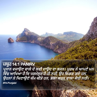 ਜ਼ਬੂਰ 14:1 PANIRV Bible Verse Image