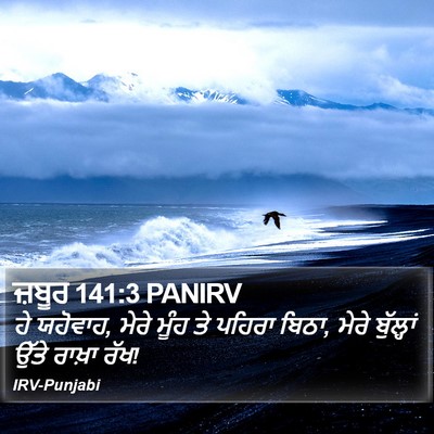 ਜ਼ਬੂਰ 141:3 PANIRV Bible Verse Image