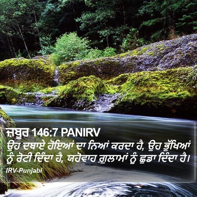 ਜ਼ਬੂਰ 146:7 PANIRV Bible Verse Image