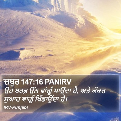 ਜ਼ਬੂਰ 147:16 PANIRV Bible Verse Image