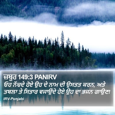 ਜ਼ਬੂਰ 149:3 PANIRV Bible Verse Image