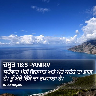 ਜ਼ਬੂਰ 16:5 PANIRV Bible Verse Image