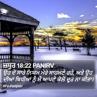 ਜ਼ਬੂਰ 18:22 PANIRV Bible Verse Image