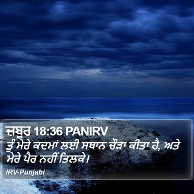 ਜ਼ਬੂਰ 18:36 PANIRV Bible Verse Image