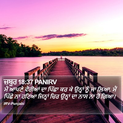 ਜ਼ਬੂਰ 18:37 PANIRV Bible Verse Image