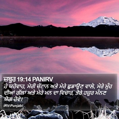 ਜ਼ਬੂਰ 19:14 PANIRV Bible Verse Image