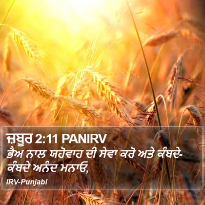 ਜ਼ਬੂਰ 2:11 PANIRV Bible Verse Image