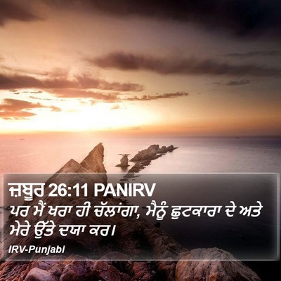 ਜ਼ਬੂਰ 26:11 PANIRV Bible Verse Image