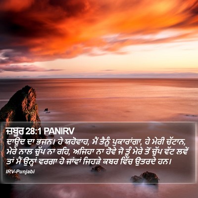 ਜ਼ਬੂਰ 28:1 PANIRV Bible Verse Image