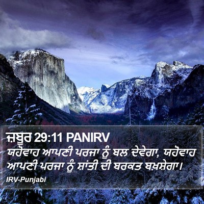 ਜ਼ਬੂਰ 29:11 PANIRV Bible Verse Image