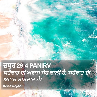 ਜ਼ਬੂਰ 29:4 PANIRV Bible Verse Image