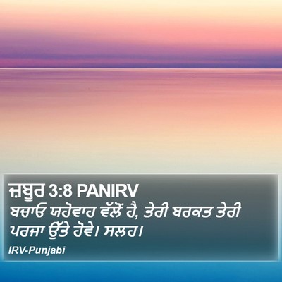 ਜ਼ਬੂਰ 3:8 PANIRV Bible Verse Image