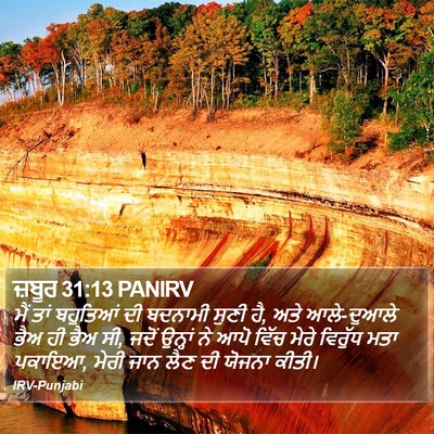 ਜ਼ਬੂਰ 31:13 PANIRV Bible Verse Image