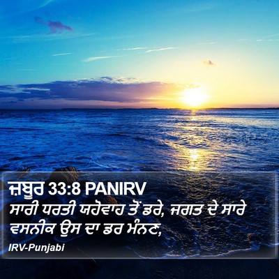 ਜ਼ਬੂਰ 33:8 PANIRV Bible Verse Image