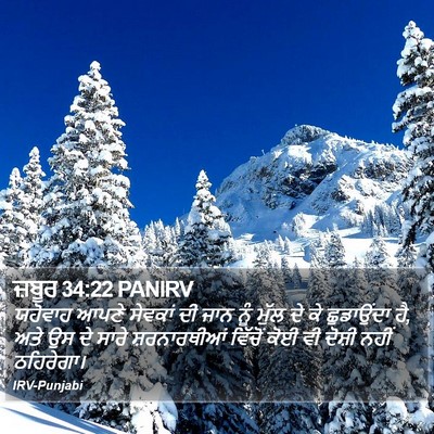 ਜ਼ਬੂਰ 34:22 PANIRV Bible Verse Image