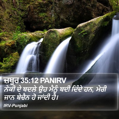 ਜ਼ਬੂਰ 35:12 PANIRV Bible Verse Image