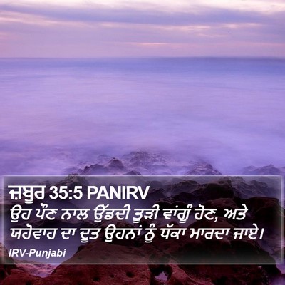 ਜ਼ਬੂਰ 35:5 PANIRV Bible Verse Image