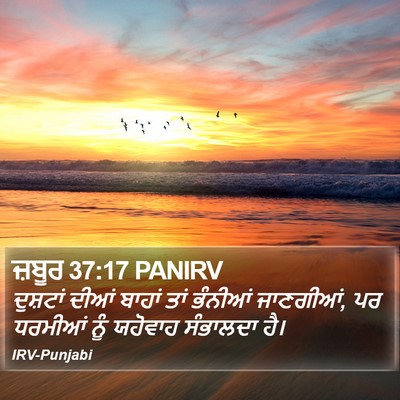 ਜ਼ਬੂਰ 37:17 PANIRV Bible Verse Image