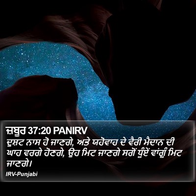 ਜ਼ਬੂਰ 37:20 PANIRV Bible Verse Image