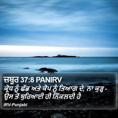 ਜ਼ਬੂਰ 37:8 PANIRV Bible Verse Image