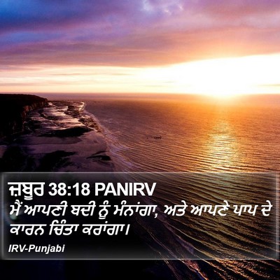 ਜ਼ਬੂਰ 38:18 PANIRV Bible Verse Image