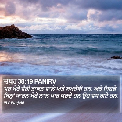 ਜ਼ਬੂਰ 38:19 PANIRV Bible Verse Image