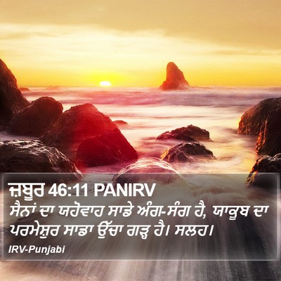 ਜ਼ਬੂਰ 46:11 PANIRV Bible Verse Image