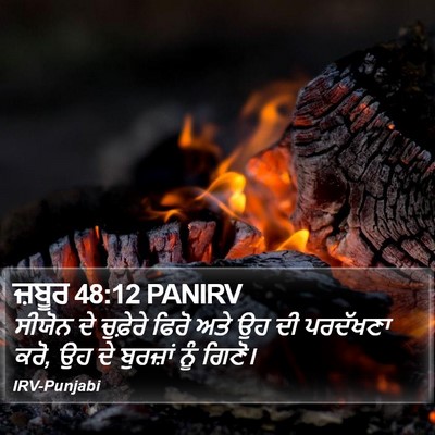 ਜ਼ਬੂਰ 48:12 PANIRV Bible Verse Image