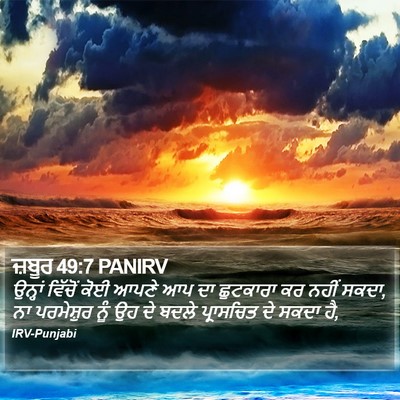 ਜ਼ਬੂਰ 49:7 PANIRV Bible Verse Image