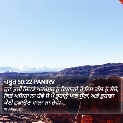 ਜ਼ਬੂਰ 50:22 PANIRV Bible Verse Image