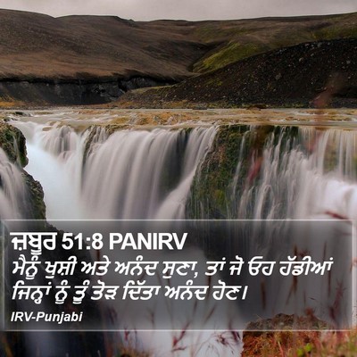 ਜ਼ਬੂਰ 51:8 PANIRV Bible Verse Image