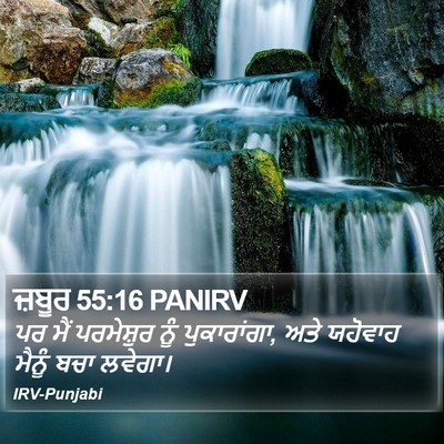ਜ਼ਬੂਰ 55:16 PANIRV Bible Verse Image